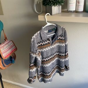 Anthro style Vintage Wool Christmas Sweater